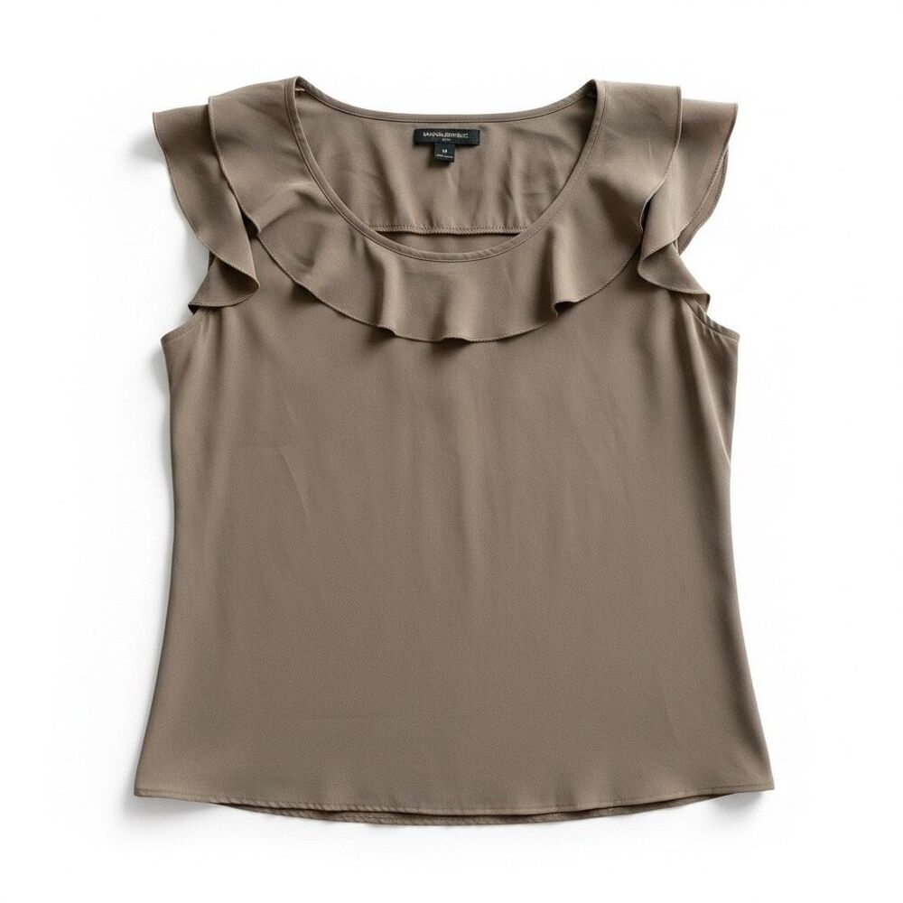 Banana Republic Sleeveless Blouse Size Medium Deep Taupe